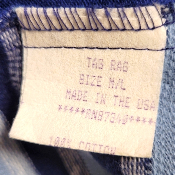 TR Edition vintage men's stripe zipped up shirt - Picture 2 of 3